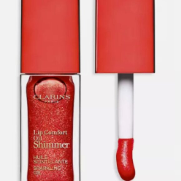Clarins Lip Comfort Oil Shimmer 07-Red Hot 0.2 oz - NEW - UNUSED- NO BOX - Picture 1 of 1